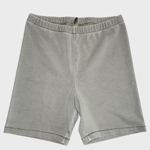 Skims Lounge Shorts Large Ash Gray High Waist Cotton Jersey Minimalist Fit - Picture 1 of 7